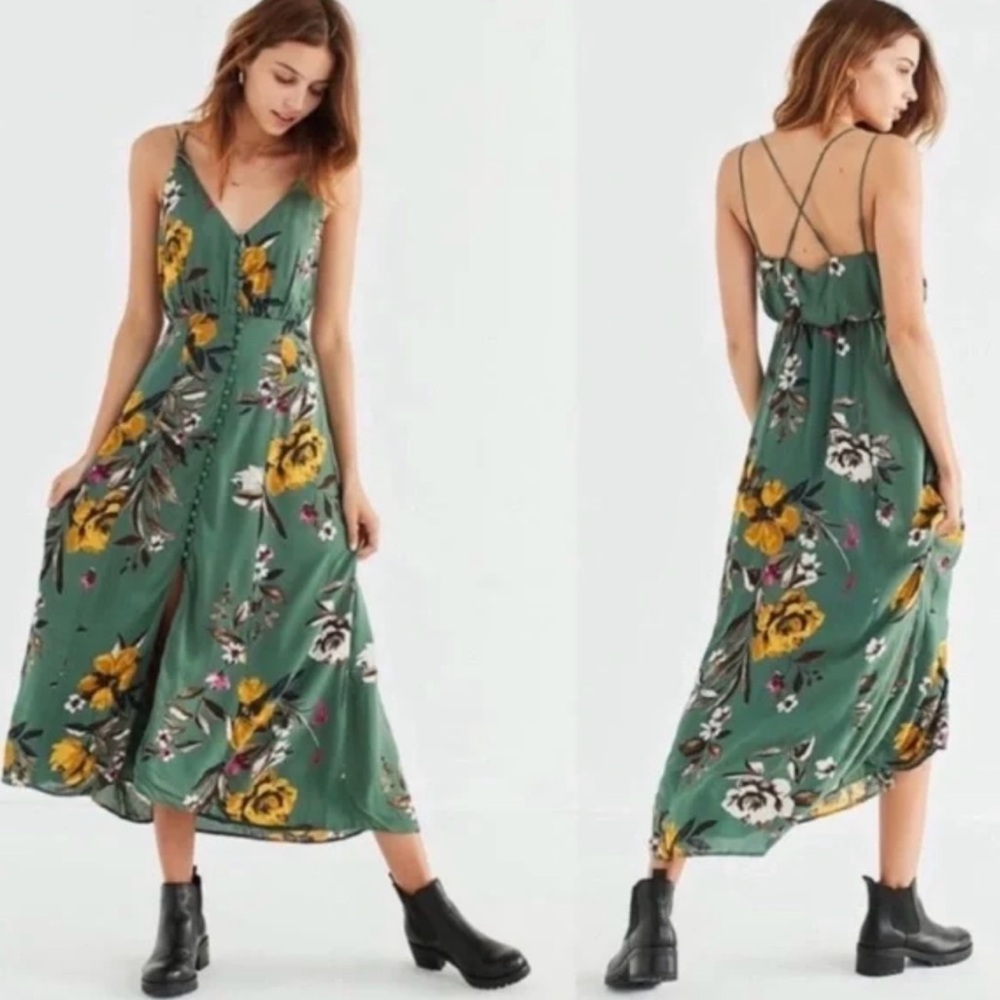 Urban Outfitters Floral Midi Dress